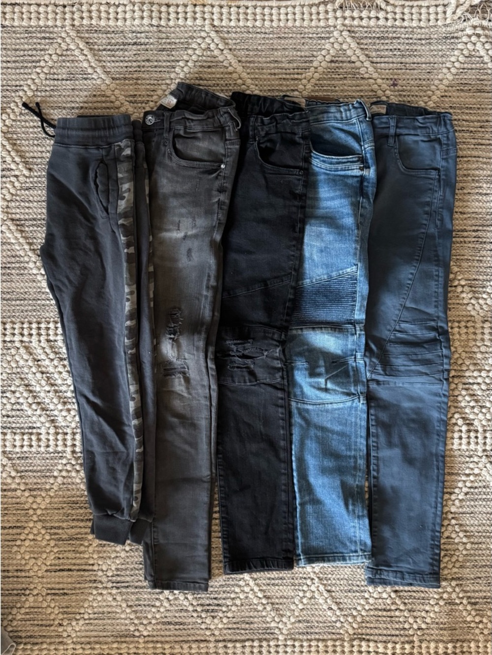 Zara Boy’s Skinny Jeans in Black, Gray, Blue